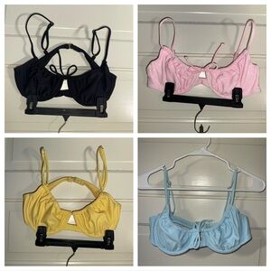 Xhilaration Women's Bikini Set - Black, Pink, Yellow, Blue